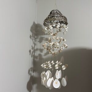 Vintage seashell windchimes